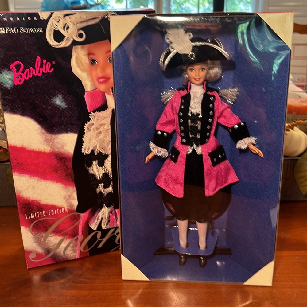Barbie Doll as George Washington FAO Schwarz Limited Edition 1996 Mattel 17557